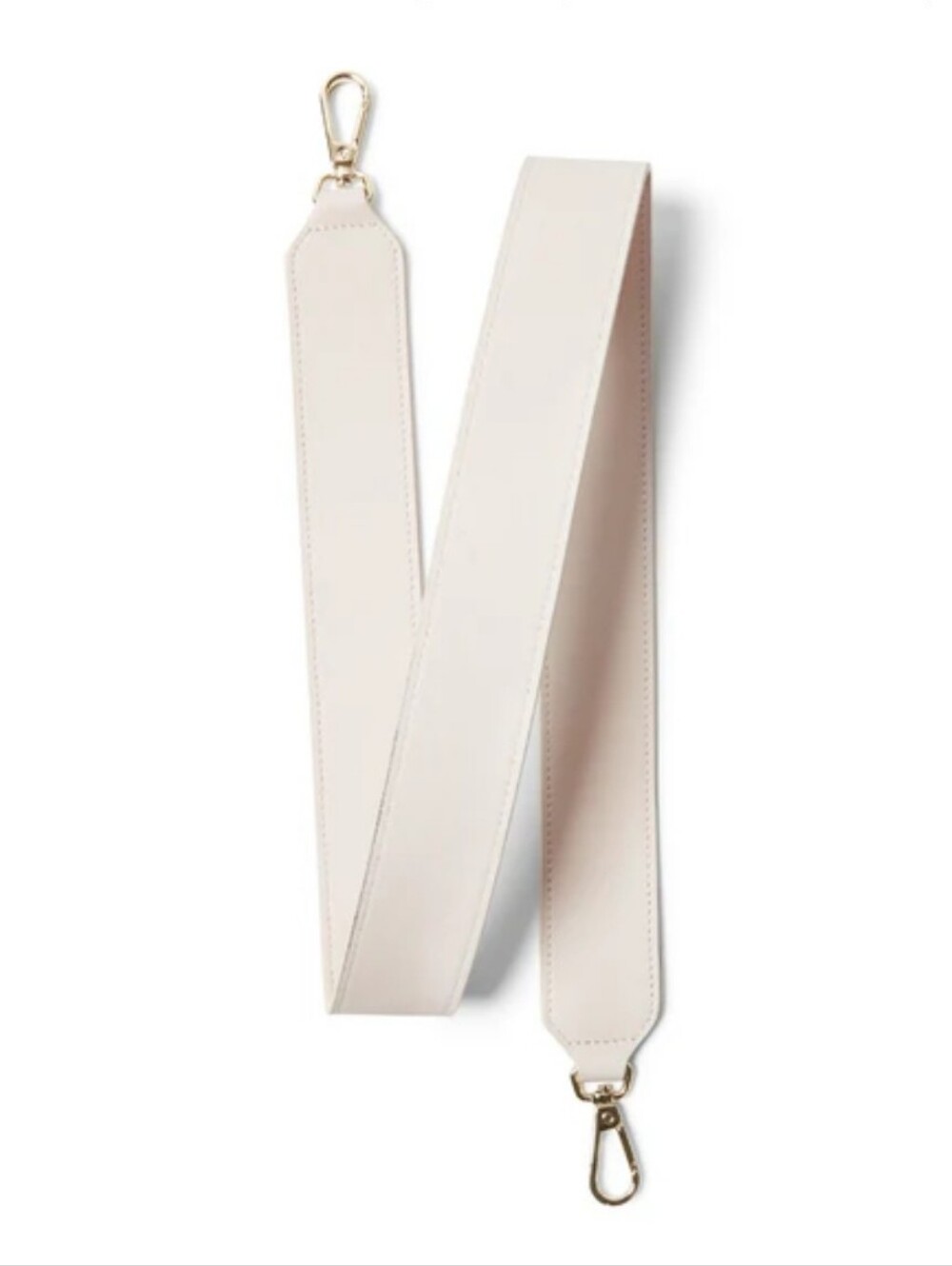 Leatherology Guitar Short Strap, Ivory